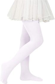img 3 attached to Zando Girls Stretchy Dance Tights: Comfortable & Vibrant Ballet Leggings for Girls