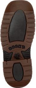 img 3 attached to 🤠 Rocky Boys Western Square Brown Boys' Boots: Stylish & Reliable Footwear for Young Cowboys