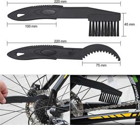 img 2 attached to 🚲 Oumers Bicycle Clean Brush Kit: Ultimate Chain Cleaning Tools for Effective Bike Maintenance and Stain Removal