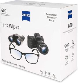 img 3 attached to 👓 600 Count ZEISS Pre-Moistened Lens Cleaning Wipes - Convenient Cleaning Solution for Crystal-Clear Lenses