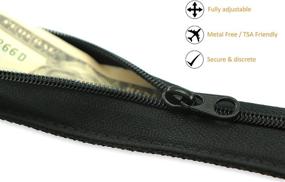 img 3 attached to 💼 Premium Black Trekker Money Belt by Thomas Bates: Stylish and Functional Travel Accessory