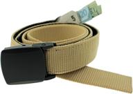 💼 premium black trekker money belt by thomas bates: stylish and functional travel accessory logo