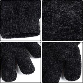 img 1 attached to Motarto Winter Chenille Cashmere Stretchy Boys' Accessories : Cold Weather