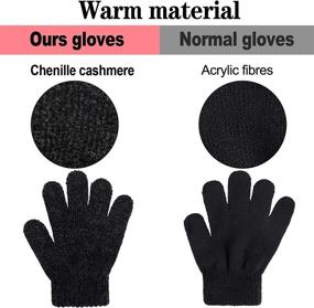 img 3 attached to Motarto Winter Chenille Cashmere Stretchy Boys' Accessories : Cold Weather