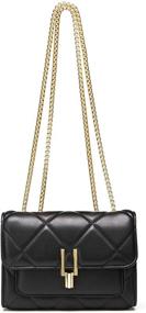 img 4 attached to 👜 Chic Quilted Crossbody: Fashionable Women's Handbags & Wallets