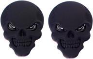 caserbay skeleton pattern motorcycle skull black logo