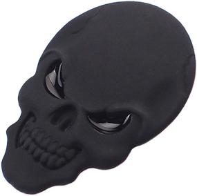 img 1 attached to CaserBay Skeleton Pattern Motorcycle Skull Black