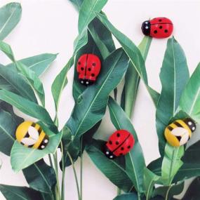 img 3 attached to Scrapbooking Decorative Ladybugs Self-Adhesive Embellishments