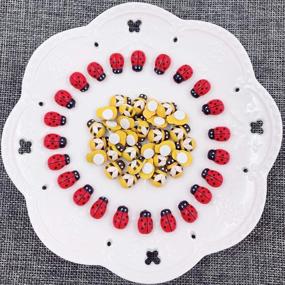 img 1 attached to Scrapbooking Decorative Ladybugs Self-Adhesive Embellishments