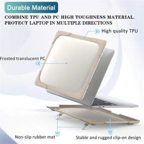 img 1 attached to Batianda For MacBook Air 13 Inch Case A2337 M1 A2179 A1932 (2020 2019 2018 Release) With Touch ID