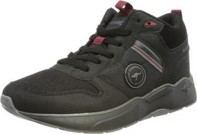 img 4 attached to KangaROOS Mens Low Top Sneakers Black Men's Shoes