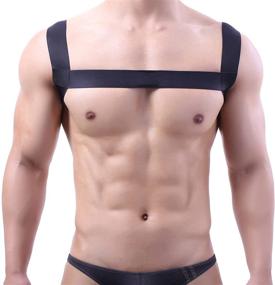 img 4 attached to Versatile Elastic Shoulder Harness: Must-Have for Women's Costume Accessories and Belts