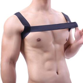 img 3 attached to Versatile Elastic Shoulder Harness: Must-Have for Women's Costume Accessories and Belts