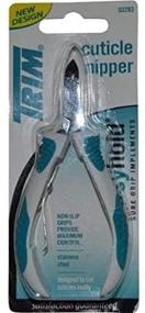 img 2 attached to 💅 Effortless Precision: Trim Easy Hold Cuticle Nipper for Perfect Nail Care