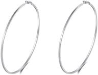 🏀 yeslady big hoop earrings - trendy 4 inch extra large basketball hoops for women and girls logo