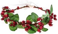 vintage woodland wedding flower crown with festive berries and nature-inspired floral fall, hd-02 logo