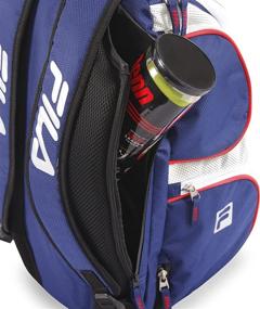 img 2 attached to 🎒 Fila Ultimate Tennis Backpack: Stylish & Functional with Shoe Pocket - Beacon Blue, One Size