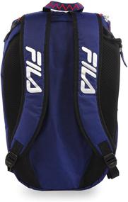 img 1 attached to 🎒 Fila Ultimate Tennis Backpack: Stylish & Functional with Shoe Pocket - Beacon Blue, One Size