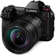 📸 panasonic lumix s1r full frame mirrorless camera with 47.3mp high-resolution mos sensor, 24-105mm f4 l-mount s series lens, 4k hdr video, and 3.2” lcd - dc-s1rmk logo