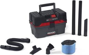 img 4 attached to RIDGID 50318 4500RV ProPack Wet Dry Vacuum, 4.5-Gallon Portable Wet Dry Vac with Toolbox Design, 5.0 Peak HP Motor, Expandable Pro Hose, Blower Port