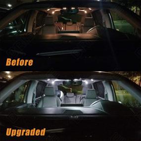 img 3 attached to 🔆 Super Bright 6000K LED Light Bulbs Package + License Plate Lights and Install Tool for Jeep Grand Cherokee (2011-2020) - BRISHINE White Interior LED Lights Kit