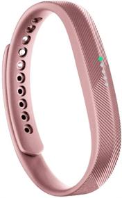 img 1 attached to Adjustable Wristband Replacement, Compatible with Fitbit Flex 2 📿 Fitness Tracker - Men's & Women's, Small/Large Sizes, No Tracker Included