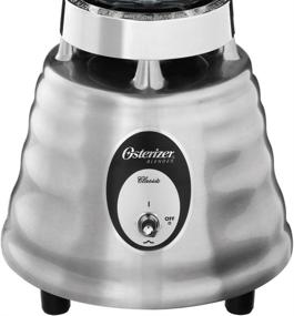 img 3 attached to 🍹 Oster 6-Cup Glass Jar Beehive Blender, Brushed Stainless Steel with 2-Speeds - Model 4093-008