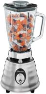 🍹 oster 6-cup glass jar beehive blender, brushed stainless steel with 2-speeds - model 4093-008 логотип