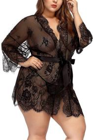 img 2 attached to TGD Womens Lingerie Nightgown XXXXL Women's Clothing for Lingerie, Sleep & Lounge