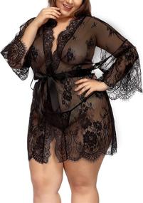 img 1 attached to TGD Womens Lingerie Nightgown XXXXL Women's Clothing for Lingerie, Sleep & Lounge