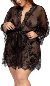 img 3 attached to TGD Womens Lingerie Nightgown XXXXL Women's Clothing for Lingerie, Sleep & Lounge