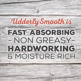 img 1 attached to 👣 UDDERLY SMOOTH Foot Cream: Nourishing Shea Butter, Light Scent, 8oz Jar