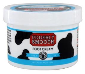 img 4 attached to 👣 UDDERLY SMOOTH Foot Cream: Nourishing Shea Butter, Light Scent, 8oz Jar