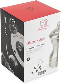 img 3 attached to 🧂 Peugeot Bistro Chef 10cm/4&#34; Stainless Steel Pepper Mill