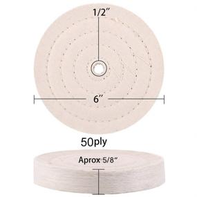 img 3 attached to Ultimate Buffing Polishing Grinder Wheels: Superior Abrasive & Finishing Products