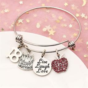 img 2 attached to 🎁 Stainless Steel Adjustable Bracelet Bangle - Perfect Birthday Gifts for Women and Girls, Celebrating 13th, 18th, 21st, 30th, 40th, 50th, and 60th Birthdays