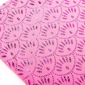 img 3 attached to 🧜 Vibrant Pink Mermaid Tail Blanket for Kids - Luxuriously Soft and Cozy Plush Fleece Lined Cutout Lace Snuggle Blanket for Little Girl Toddler