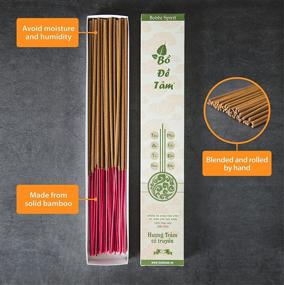 img 3 attached to 🌸 Premium Agarwood Aloeswood Incense Sticks - Light Scent for Worship, Aromatherapy, Meditation & Yoga - 68 Sticks, 11 inches, 200 Grams