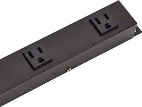 img 2 attached to 🔌 Amazon Basics Heavy Duty Metal Surge Protector Power Strip - 9-Outlet, 600-Joule (15A On/Off Circuit Breaker) with Convenient Mounting Brackets