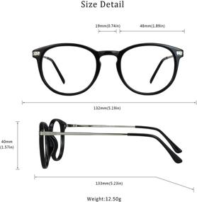 img 2 attached to 👓 LifeArt Blue Light Blocking Glasses: Relieve Eyestrain, Perfect for Computer, Gaming & TV- 0.75x Magnification, Clear & Anti Glare - Men & Women