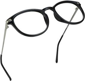 img 4 attached to 👓 LifeArt Blue Light Blocking Glasses: Relieve Eyestrain, Perfect for Computer, Gaming & TV- 0.75x Magnification, Clear & Anti Glare - Men & Women