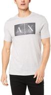 👕 armani exchange crew neck black t-shirt for men - men's clothing in t-shirts & tanks logo