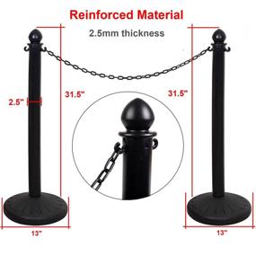 img 2 attached to 🚧 Reliancer Fillable Barriers - Stanchions for Occupational Health & Safety Products"