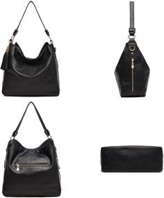 img 3 attached to 👜 Soperwillton Women's Fashion Handbag Shoulder Satchel with Wallets