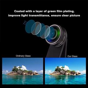 img 3 attached to 📷 11-in-1 Phone Lens Kit for iPhone 12 11 Xs Pro 8 Plus, iPad, Samsung, and Most Smartphones - Includes Fisheye, Wide Angle, Macro, Zoom, CPL, Flow, Radial, Star, and Soft Filters - Enhanced for SEO