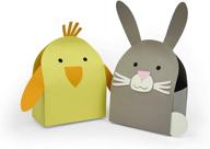 sizzix bigz l die: 3-d animal boxes in multicolor - one size, high-quality craft die logo