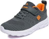 π dream pairs kd18001k lightweight breathable athletic shoes for girls logo