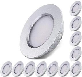 img 4 attached to 🔆 ALOVECO 12V LED Recessed Cabinet Lights - Waterproof Ultra-Thin Interior Lighting for RV, Boat, Motorhome, Sailboat, Yacht - 3000K Warm White (12 Pack) - A-Sliver Lights