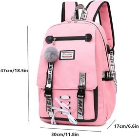 img 2 attached to Backpack Anti Theft Rucksack Student Schoolbag