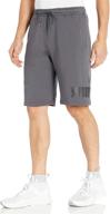 puma mens shorts black large men's clothing for active logo